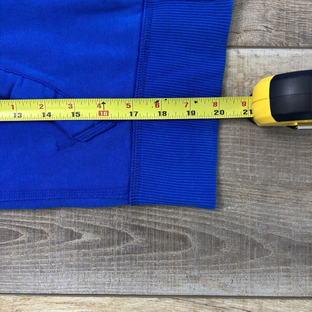 Abercrombie & Fitch Kids Blue Hoodie Muscle Size M Zip Up Cobalt - Picture 10 of 14